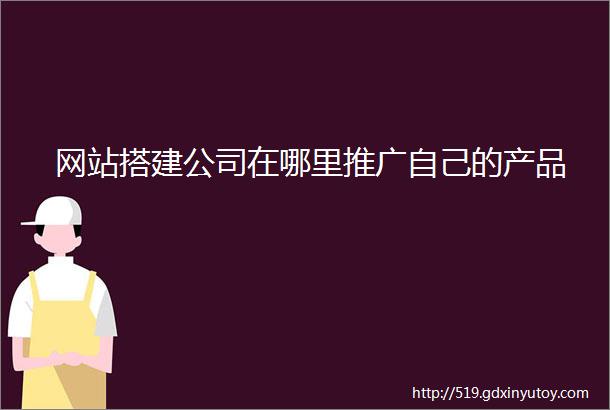 网站搭建公司在哪里推广自己的产品